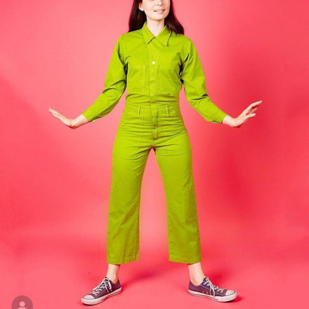 Big Bud Press Everyday Jumpsuit in Gross Green